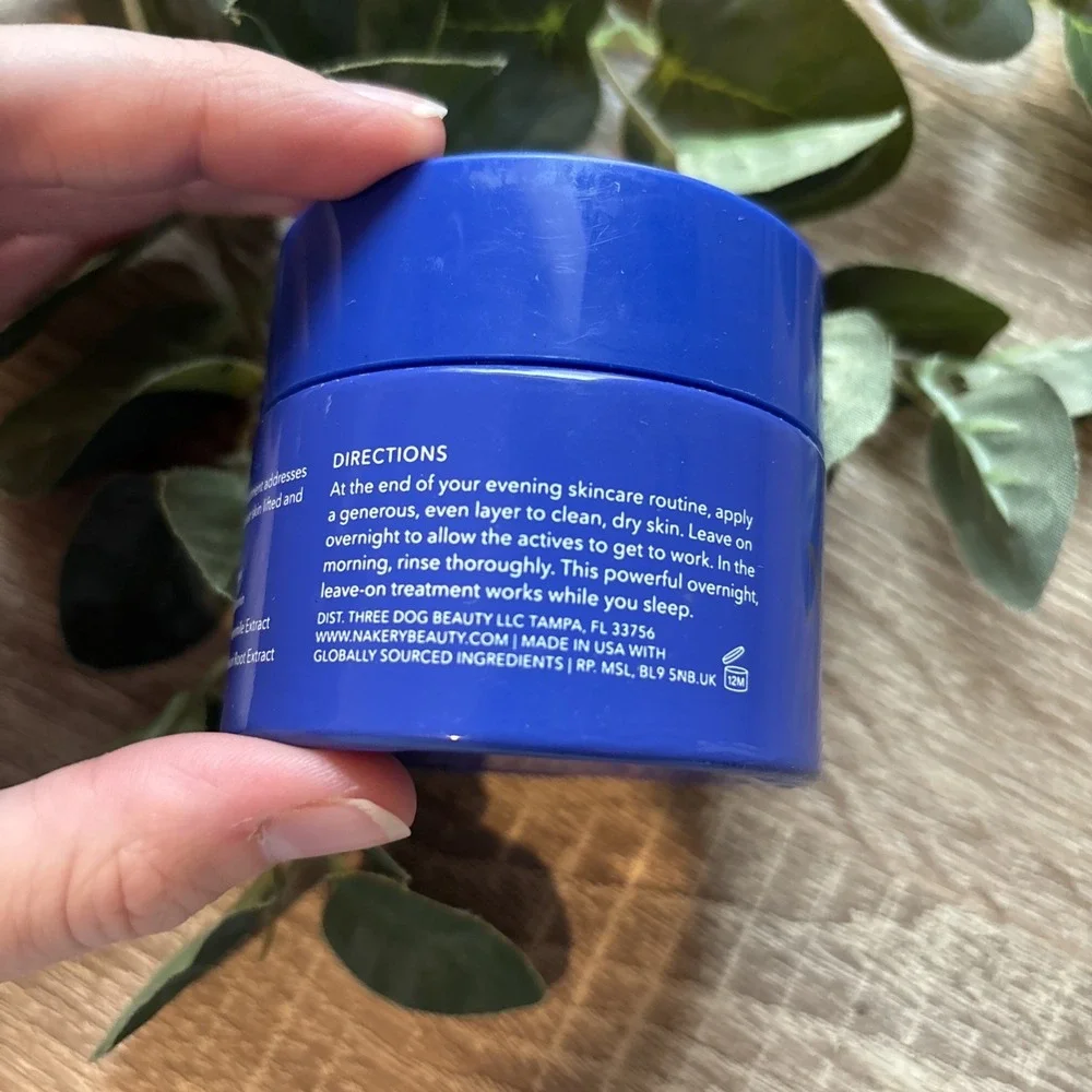 Nakery Beauty SkinRecovery Night Shift High Dose Concentrate Gravity Reset 2.3oz